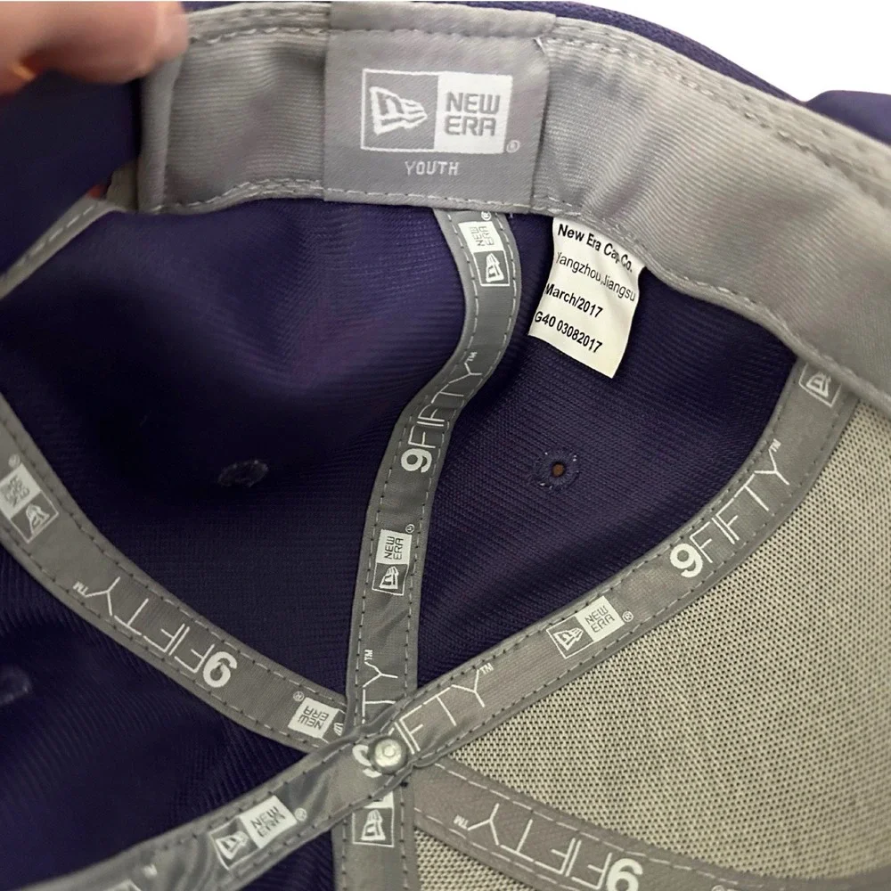 Baltimore Ravens New Era 9FIFTY Snapback Hat 2017 NFL Sideline On Field Youth